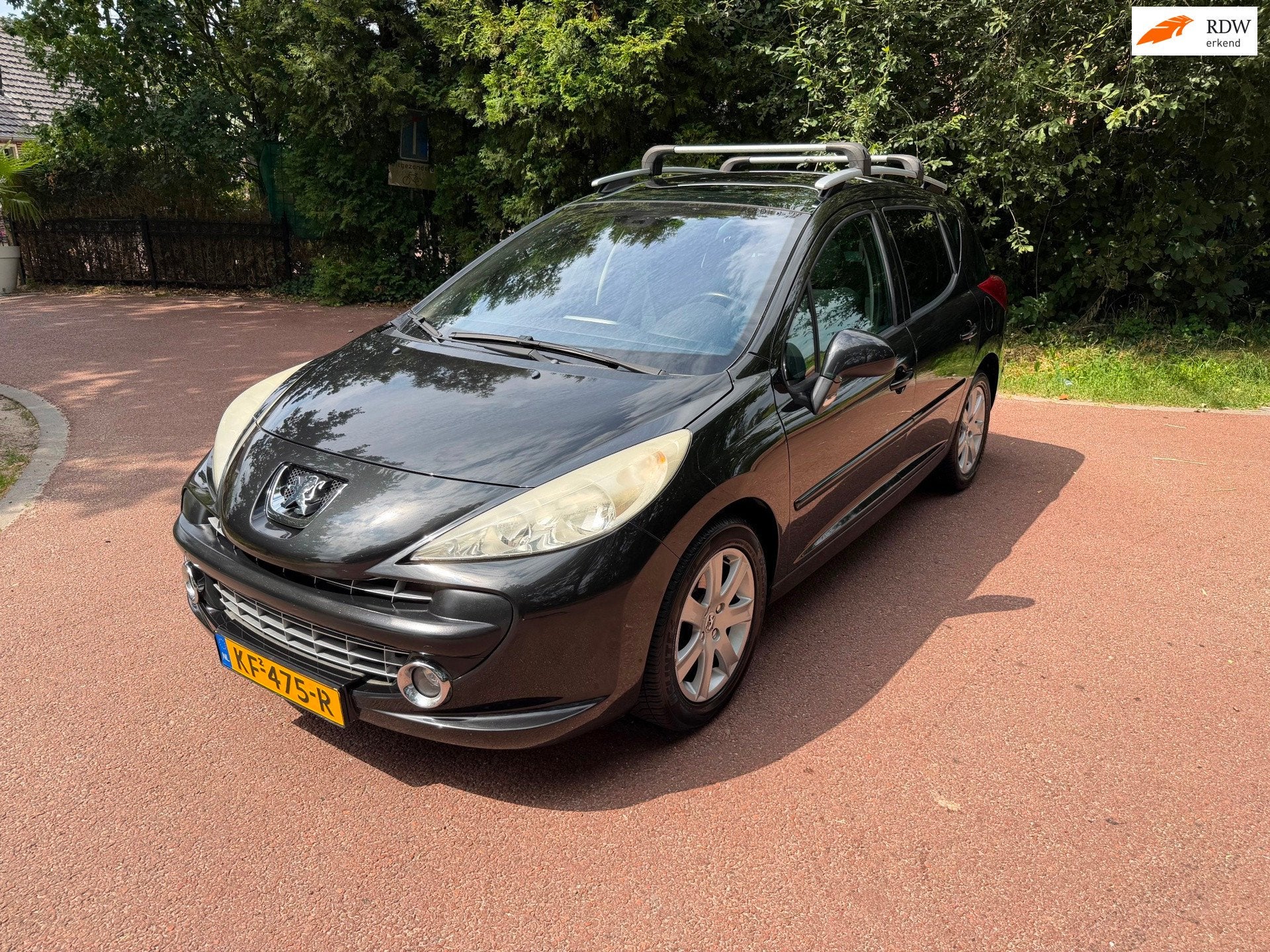 Peugeot 207 SW 1.6 VTi X-line / Airco / Automaat / PDC / Aux, Gebruikt, 4 cilinders, Zwart, 14 km/l