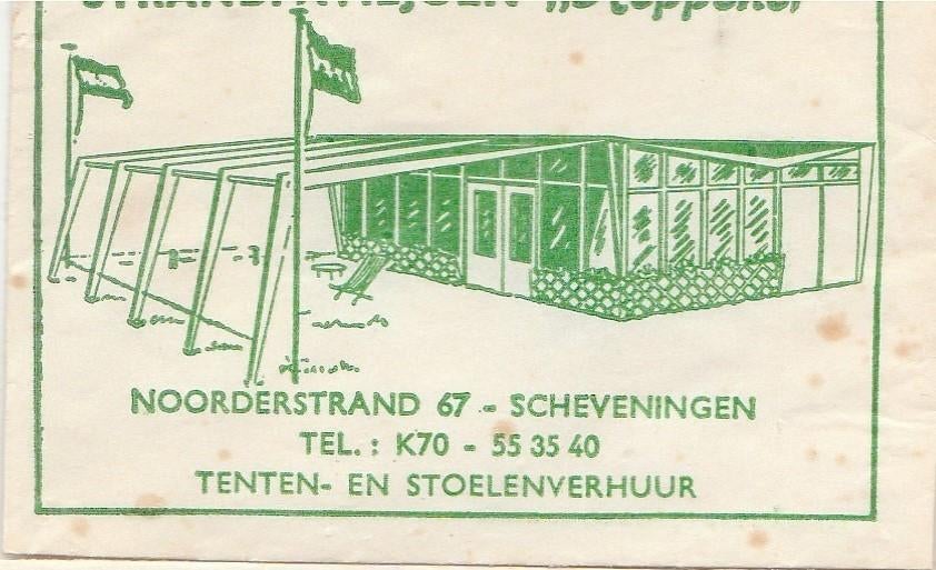 strandpaviljoen Heppener Noorderstrand Scheveningen, Ophalen of Verzenden