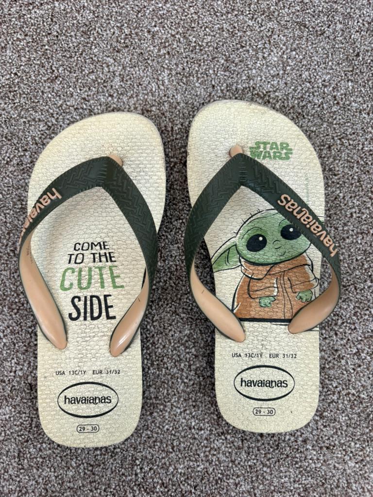 Havainas slippers maat 31/32, Gebruikt, Overige typen, Ophalen of Verzenden, Jongen