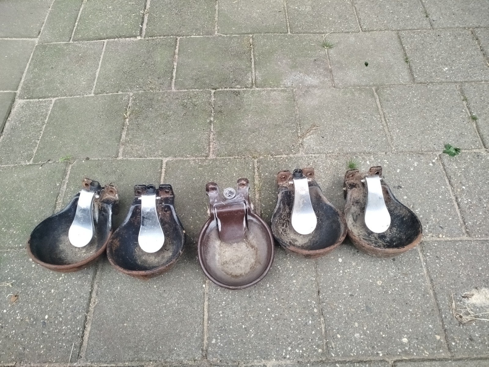 drinkbakken, Dieren en Toebehoren, Ophalen, Gebruikt