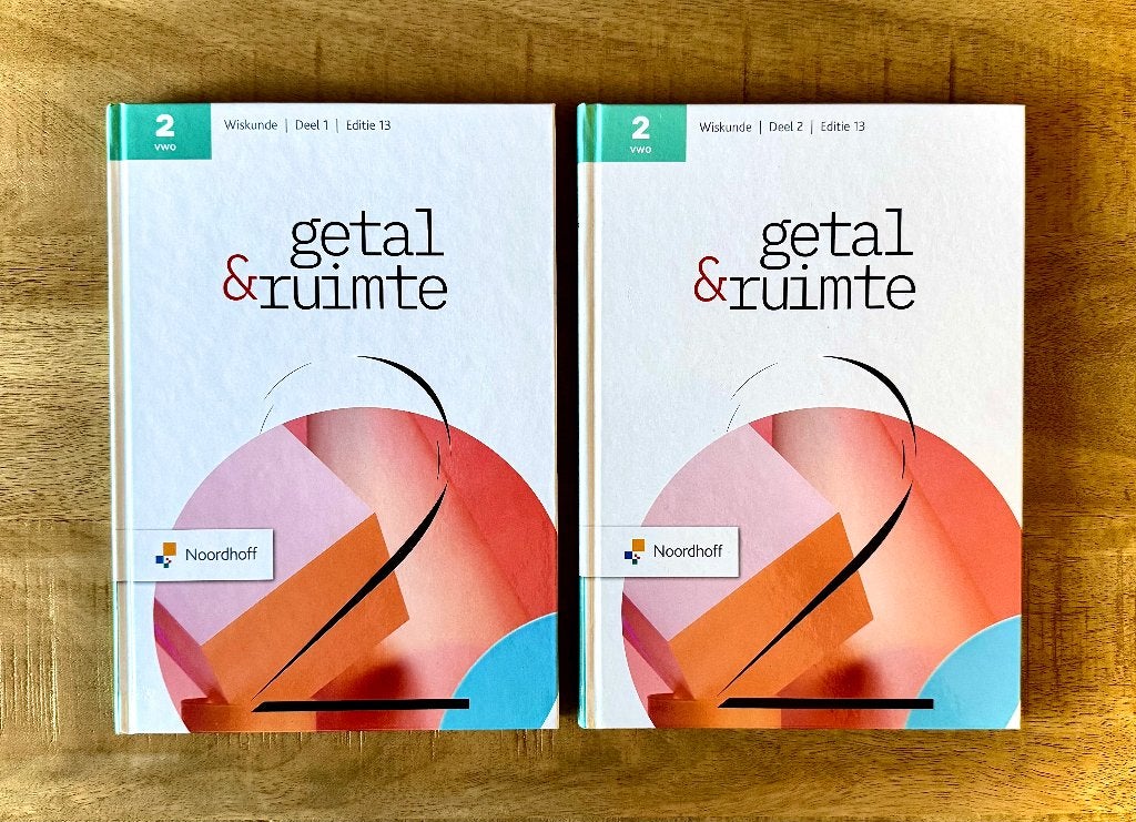 Getal & Ruimte 2 VWO Deel 1 en Deel 2. Wiskunde 13e editie., Boeken, Schoolboeken, Nieuw, Wiskunde B, VWO, Ophalen of Verzenden
