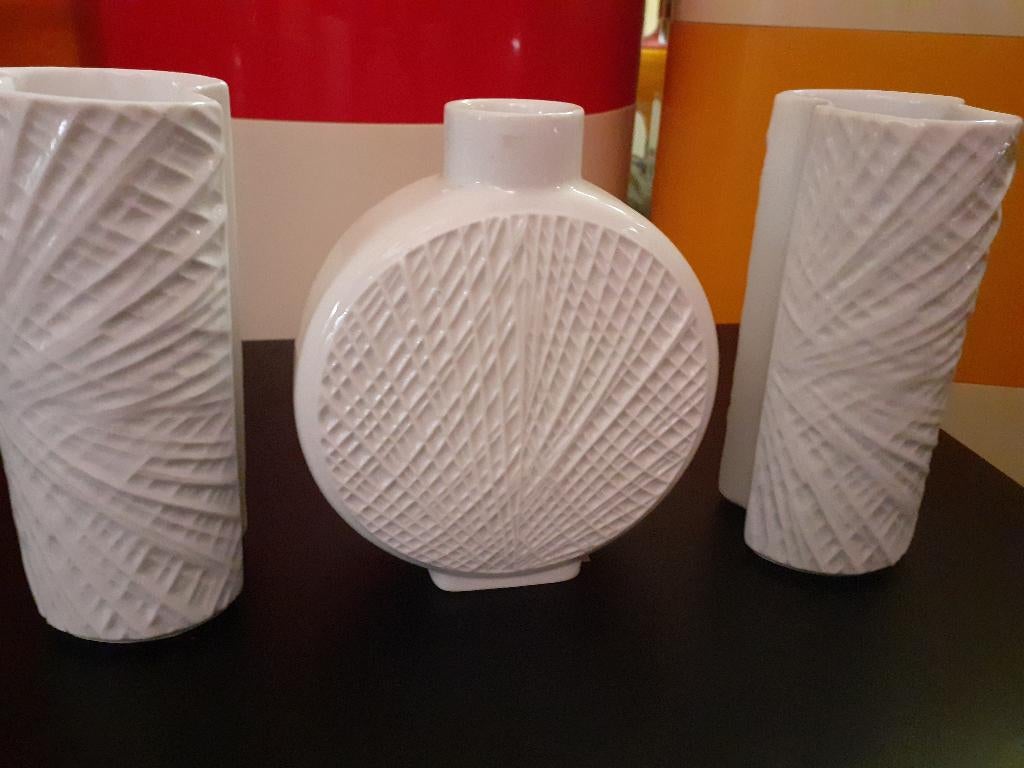 opart vazen Retsch Wunsiedel porselein jaren 70 design retro, Ophalen of Verzenden