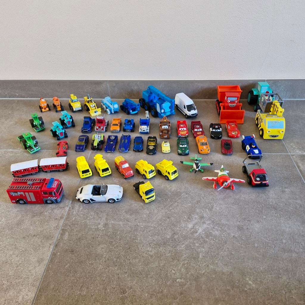 Cars, Bob de bouwer, Planes, Hot Wheels en meer, Ophalen of Verzenden