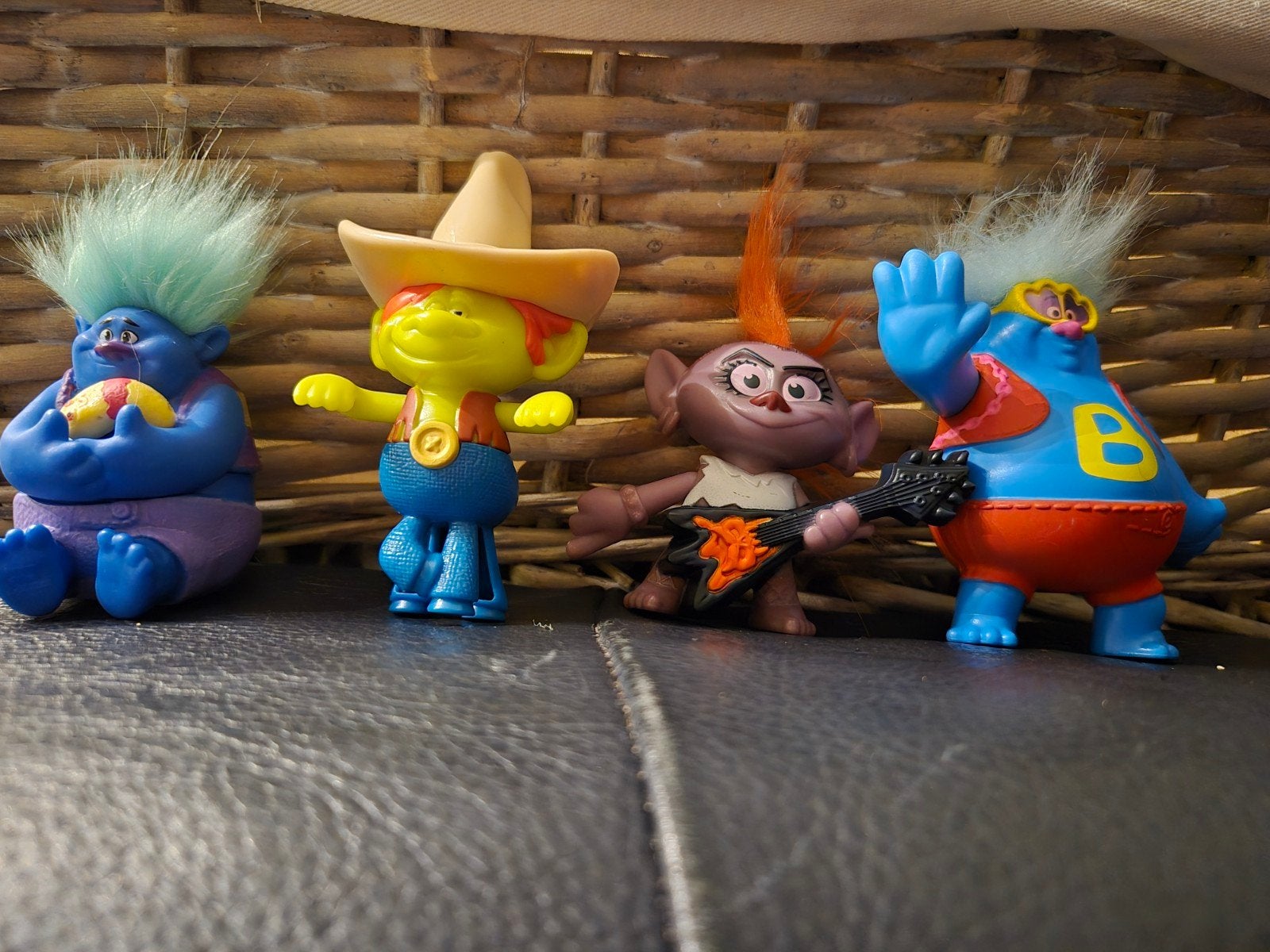 (2) Trolls poppetjes (4 stuks), Ophalen of Verzenden, Zo goed als nieuw