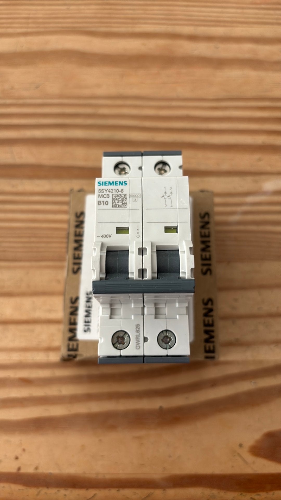 Siemens circuit breaker 5SY4210-6, Ophalen of Verzenden, Zo goed als nieuw