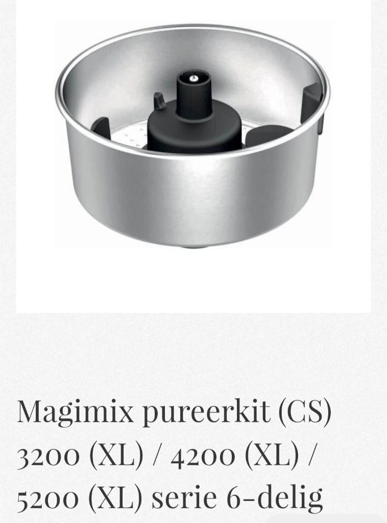 Magimix pureerkit NIEUW, Overige typen, Ophalen of Verzenden, Overige materialen, Overige merken