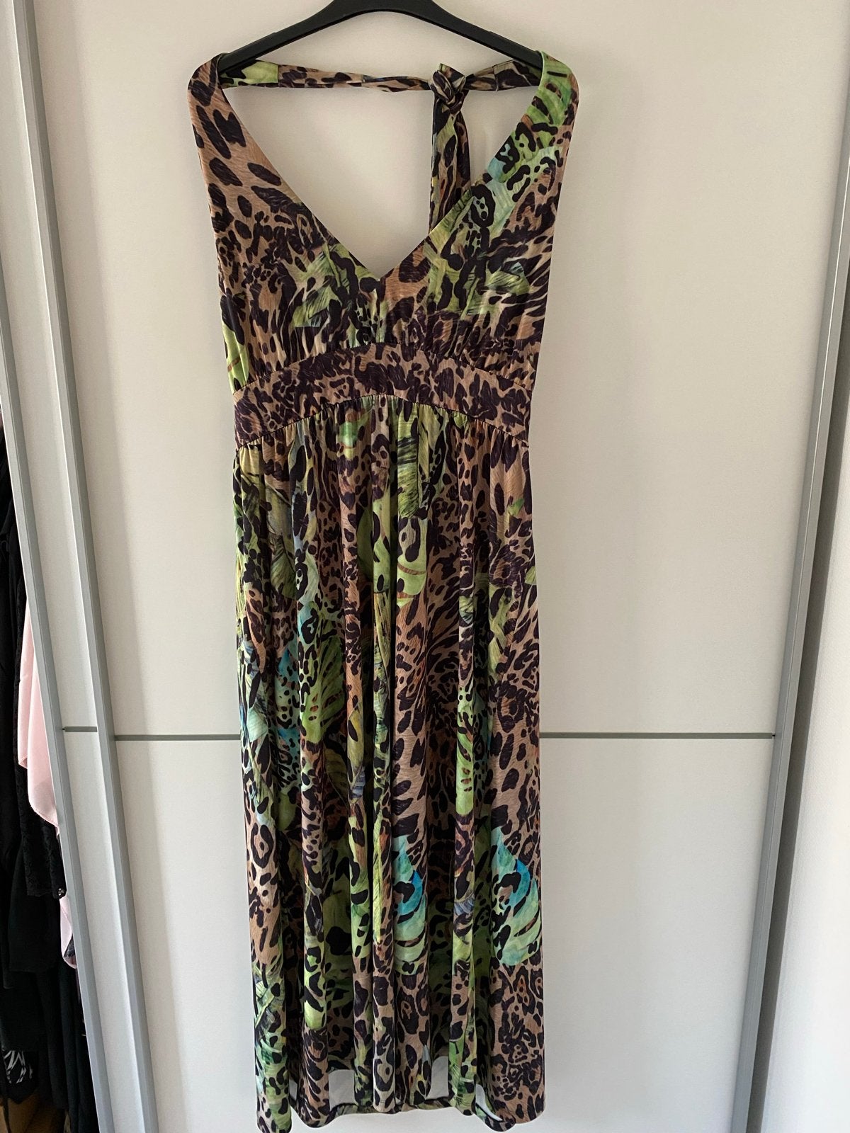 BodyFlirt Halter Jurk met Panterprint - Maat 44/46, Meerkleurig, Maat 42/44 (L), Ophalen of Verzenden, Zo goed als nieuw