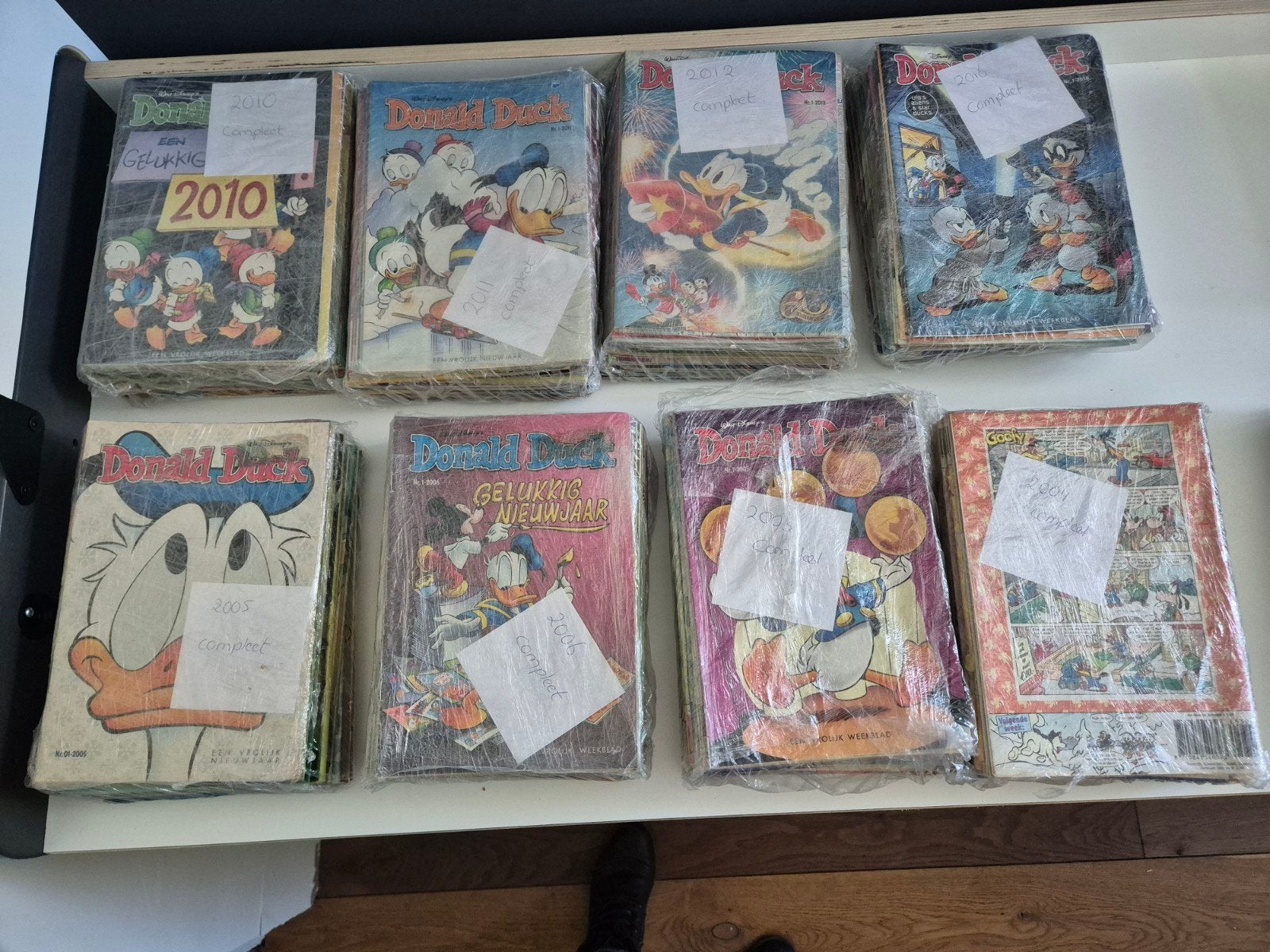 Complete jaargangen Donald Duck, Complete serie of reeks, Ophalen, Gelezen