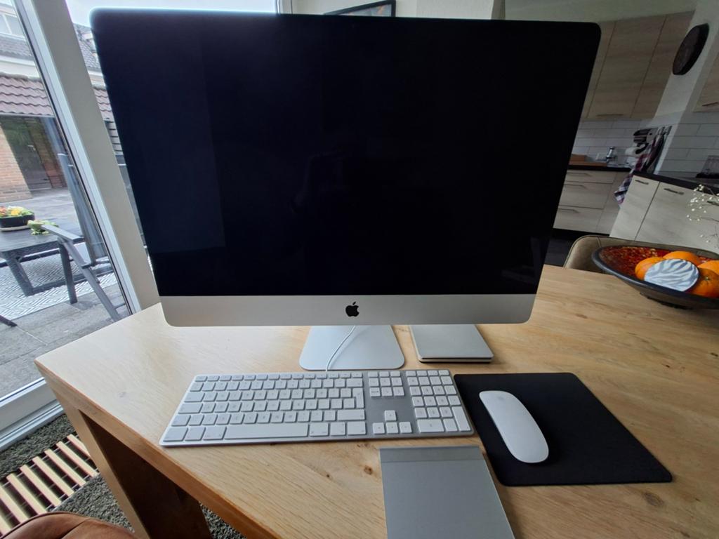 IMac 14,2  27 inch + Magic Trackpad + usb Superdrive + muis, Computers en Software, Apple Desktops, Ophalen, Gebruikt, SSD, IMac