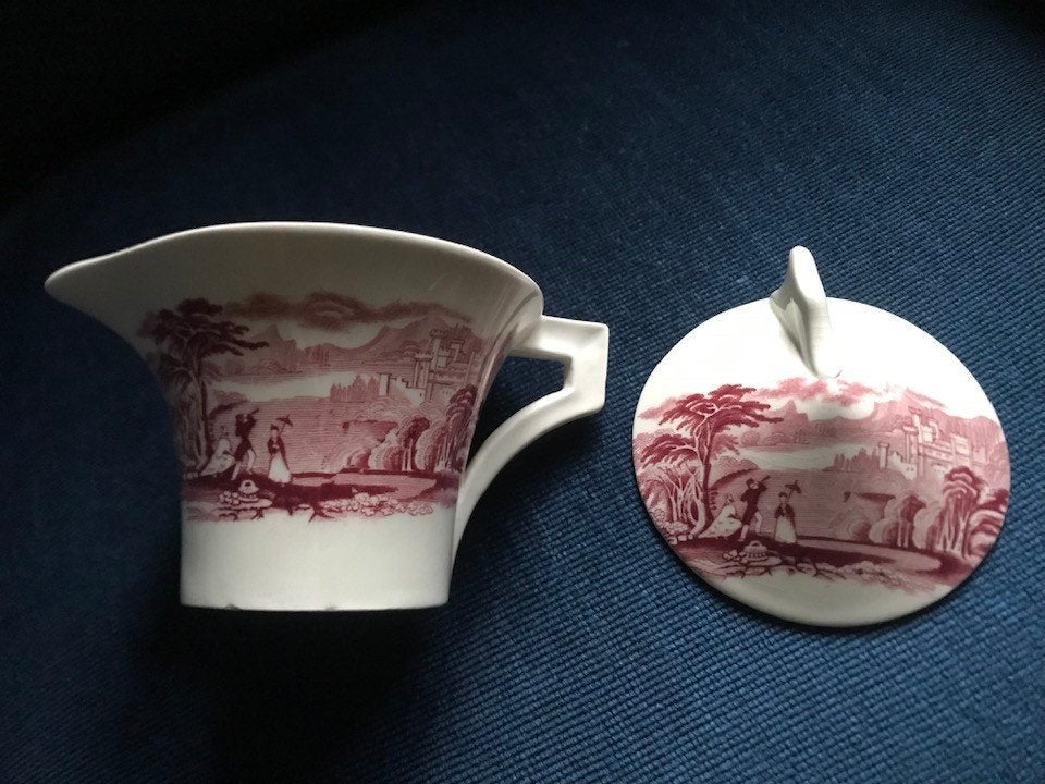 zeldzame Jenny Lind 1795 cream jug Staffordshire Pottery, Antiek en Kunst, Ophalen of Verzenden