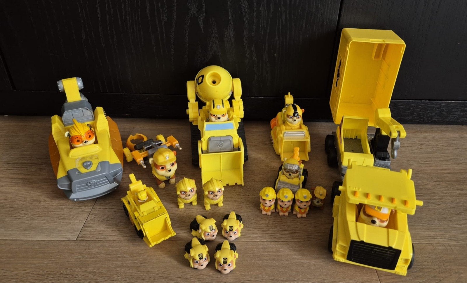 Paw Patrol Rubble Voertuigen en Figuren Set, Ophalen of Verzenden, Gebruikt