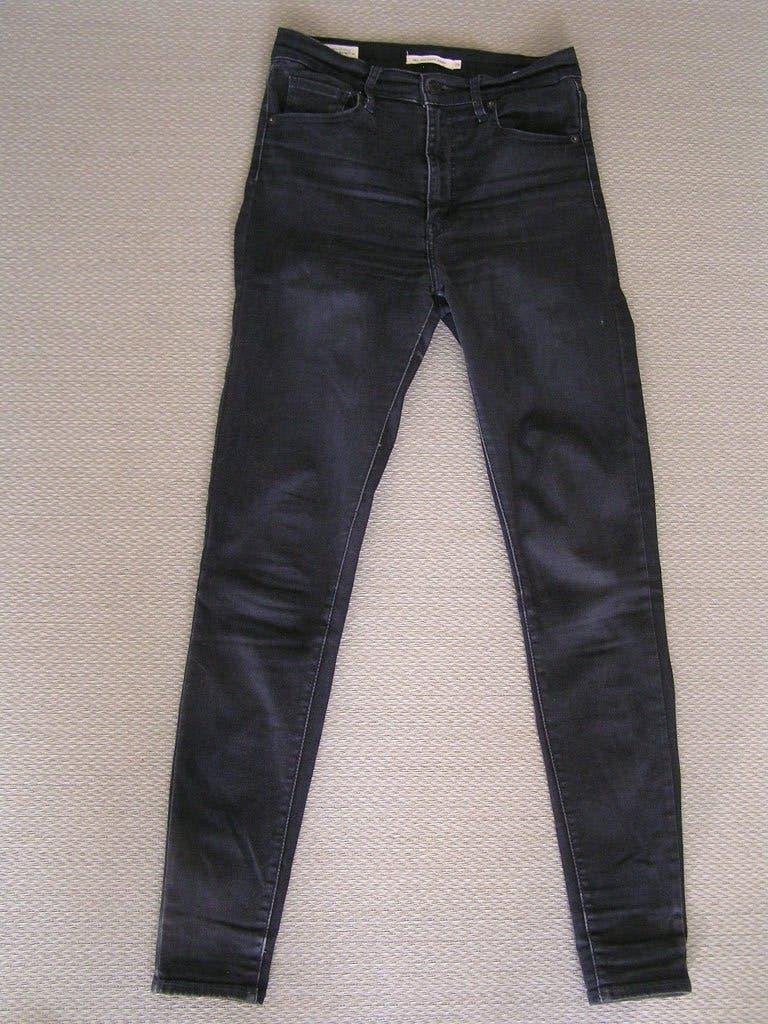 Zwarte Levi's 501 Mile High Super Skinny W28., Ophalen of Verzenden, Zo goed als nieuw, Zwart, W28 - W29 (confectie 36)