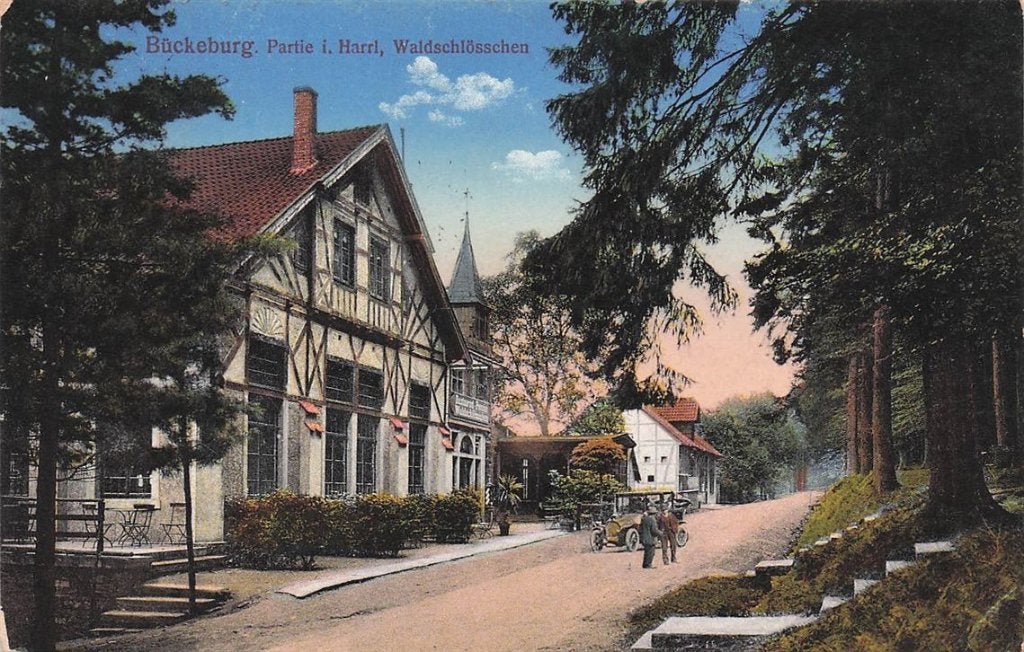 703-170-049 Bückeburg Partie i Harrl Waldschlösschen, Verzenden, Voor 1920, Duitsland