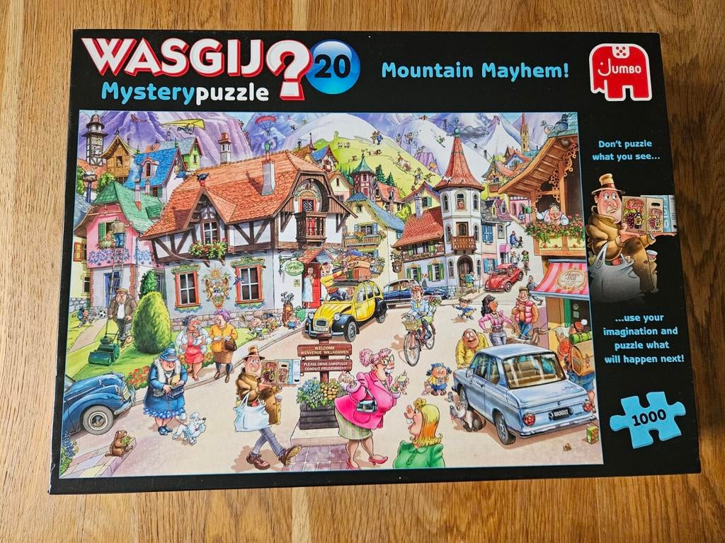 Wasgij 20 Mountain Mayhem 1000 stukjes, Ophalen of Verzenden, 500 t/m 1500 stukjes, Zo goed als nieuw