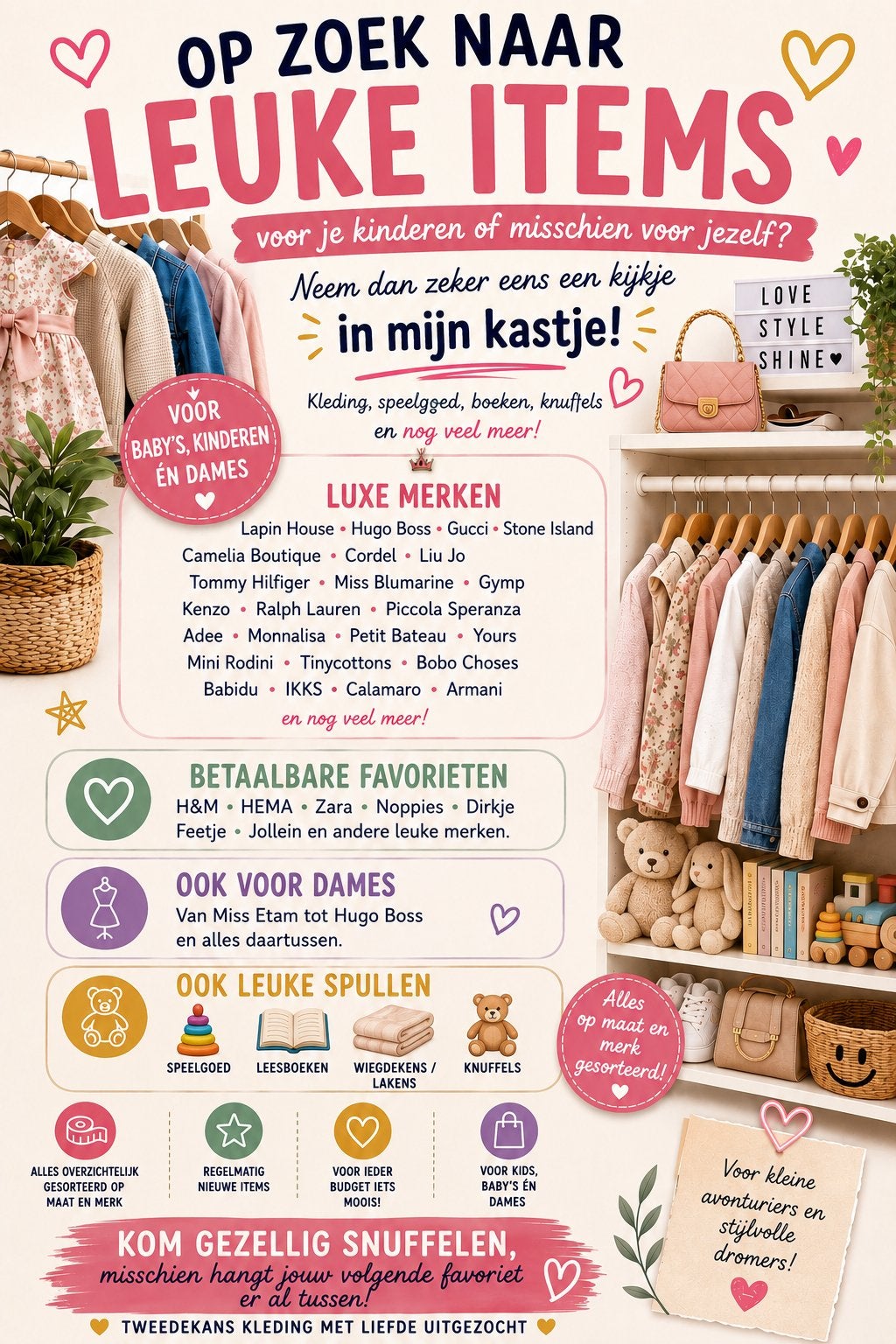 Kinderkleding en accessoires, Verzenden, Zo goed als nieuw, Jongetje of Meisje