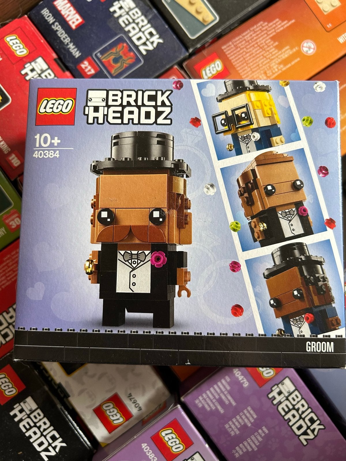 Lego BrickHeadz 40384 Bruidegom - Nieuw in doos, Kinderen en Baby's, BrickHeadz, Lego, Nieuw, Ophalen of Verzenden