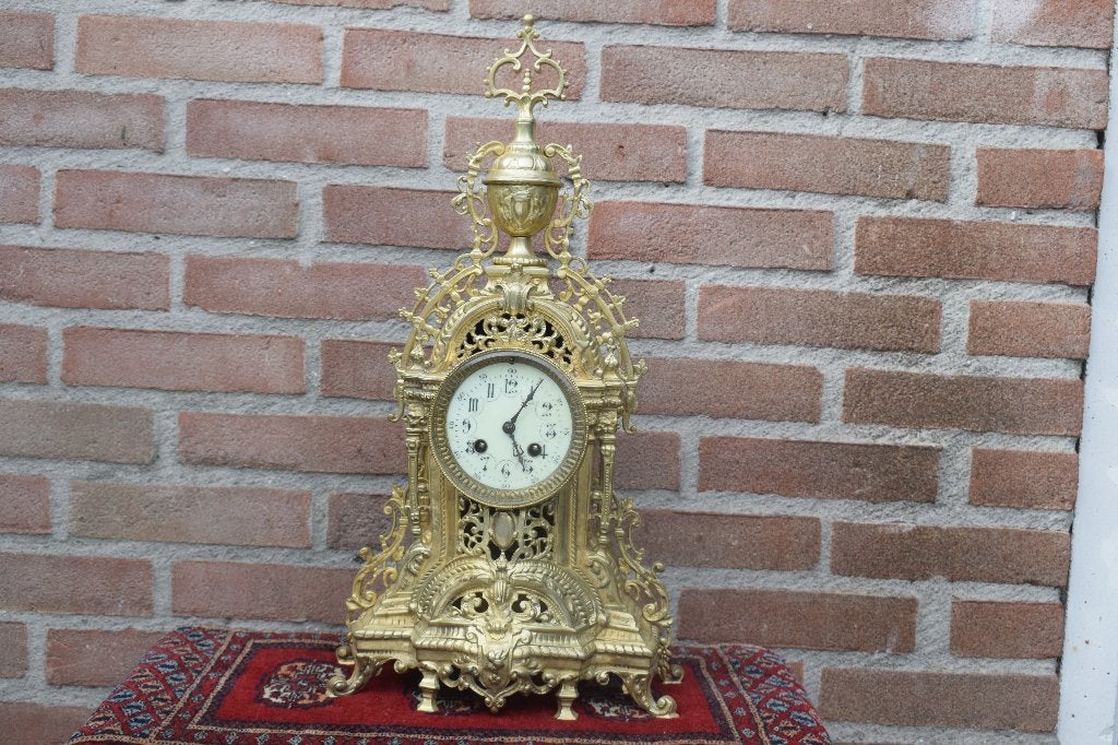 bronzen klok, Antiek en Kunst, Ophalen of Verzenden