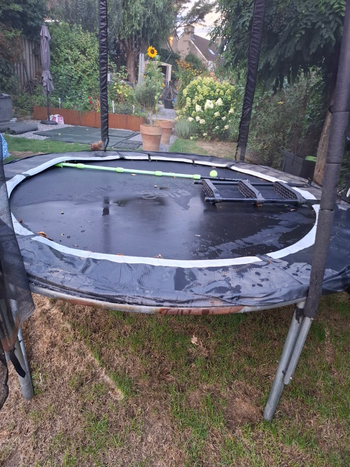 Gebruikte trampoline met veiligheidsnet, Ophalen of Verzenden, Gebruikt