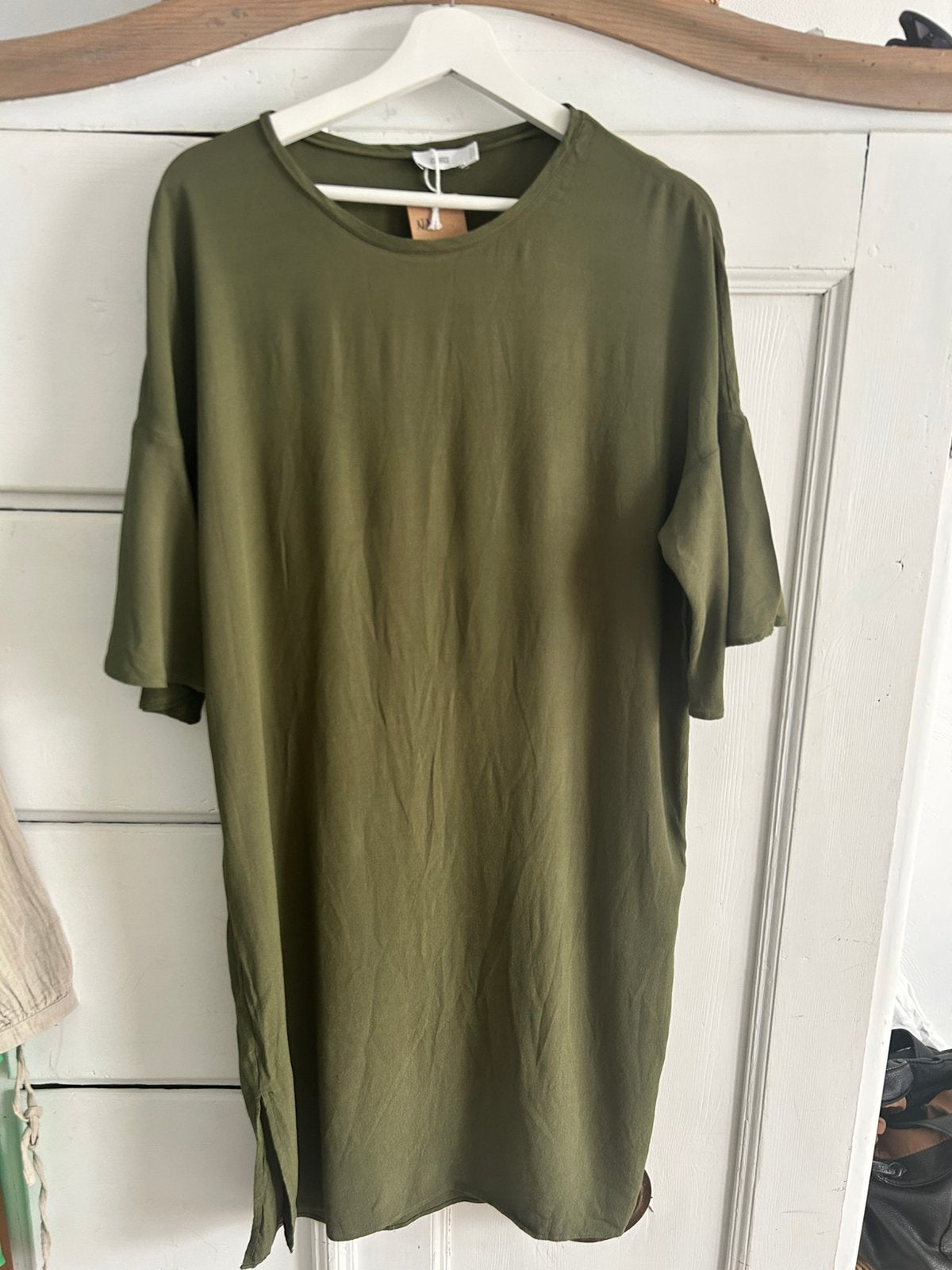 Mooi groene jurk Closed, Kleding | Dames, Ophalen of Verzenden, Zo goed als nieuw, Groen, Onder de knie