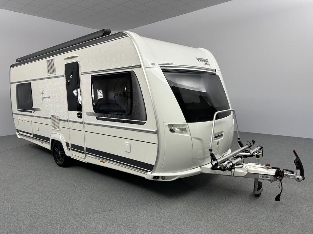 Fendt Tendenza 515 SF Dakairco Cassetteluifel Mover, Caravans en Kamperen, Caravans, Hordeur, Rondzit, Bedrijf, Fendt