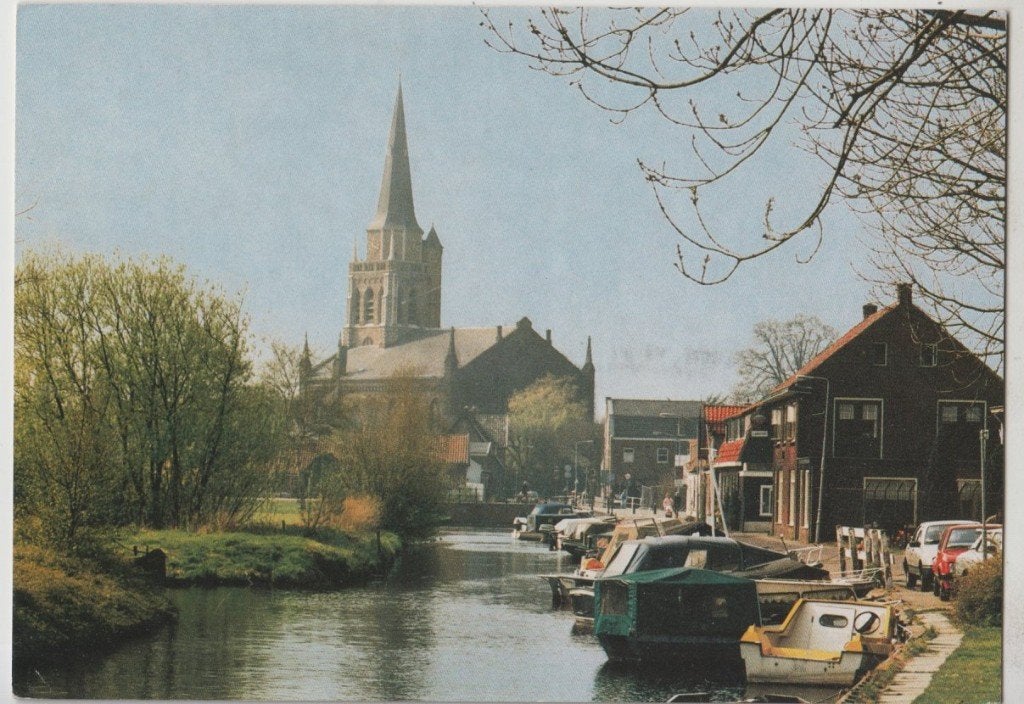 Voorschoten Molensloot Kerk Ongelopen, Verzenden, 1980 tot heden, Ongelopen, Zuid-Holland