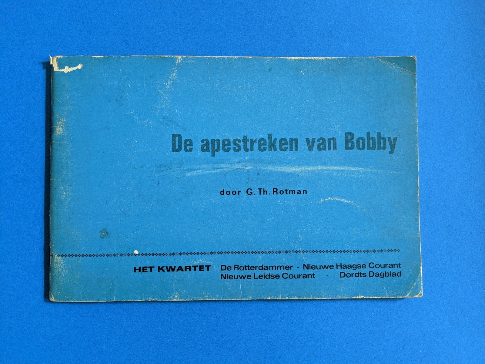 Gerrit Th. Rotman   De apestreken van Bobby 1968, Eén stripboek, Ophalen of Verzenden, Gelezen