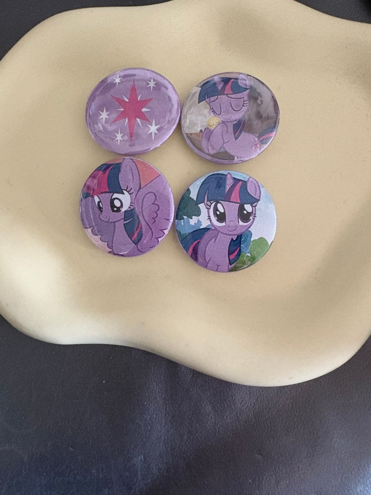 My Little Pony Twilight Sparkle Buttons/Speldjes, Verzamelen, Speldjes, Pins en Buttons, Verzenden, Nieuw, Figuurtje, Button