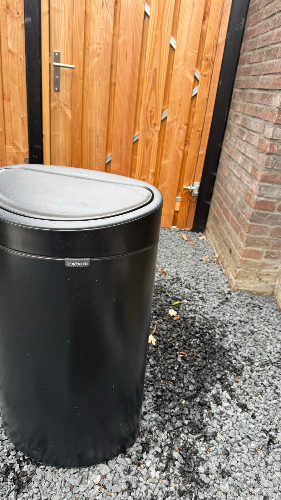 Brabantia Touch Bin Afvalemmer 40L Matt Black, Huis en Inrichting, Woonaccessoires | Prullenbakken, Ophalen, Gebruikt, 40 liter of meer