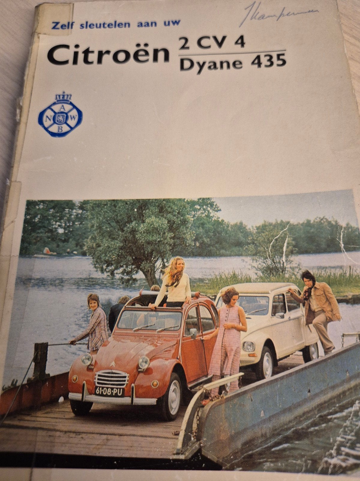 Nederlands Citroën 2cv eend vraagbaak 2cv4 Dyane 435 keurig, Ophalen of Verzenden