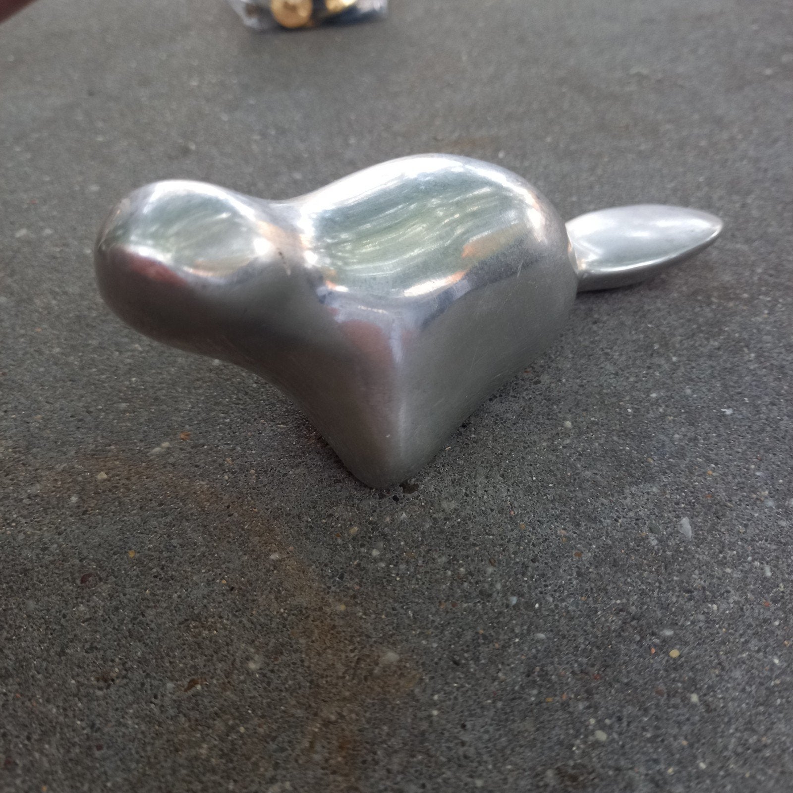 Hoselton Canada Aluminium Bever Beeldje – Modernist Design, Ophalen of Verzenden