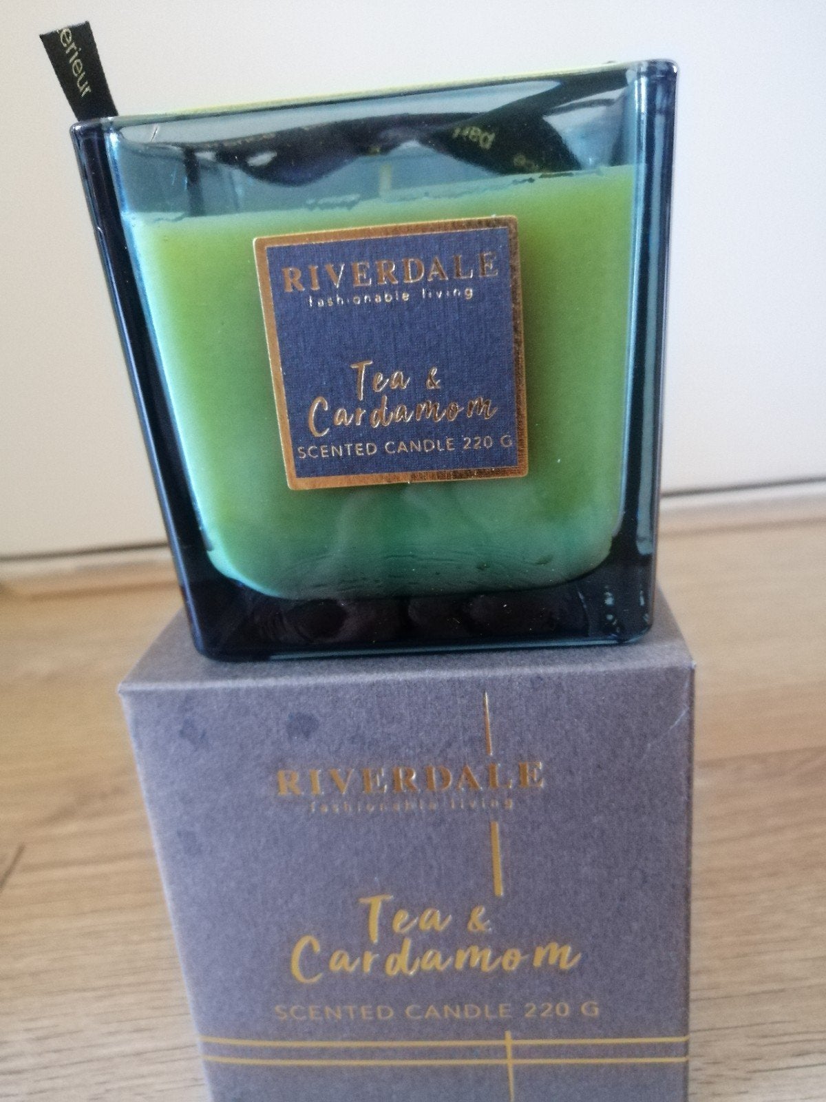 Riverdale Theelichtje - Tea & Cardamom, Ophalen, Groen, Nieuw, Modern