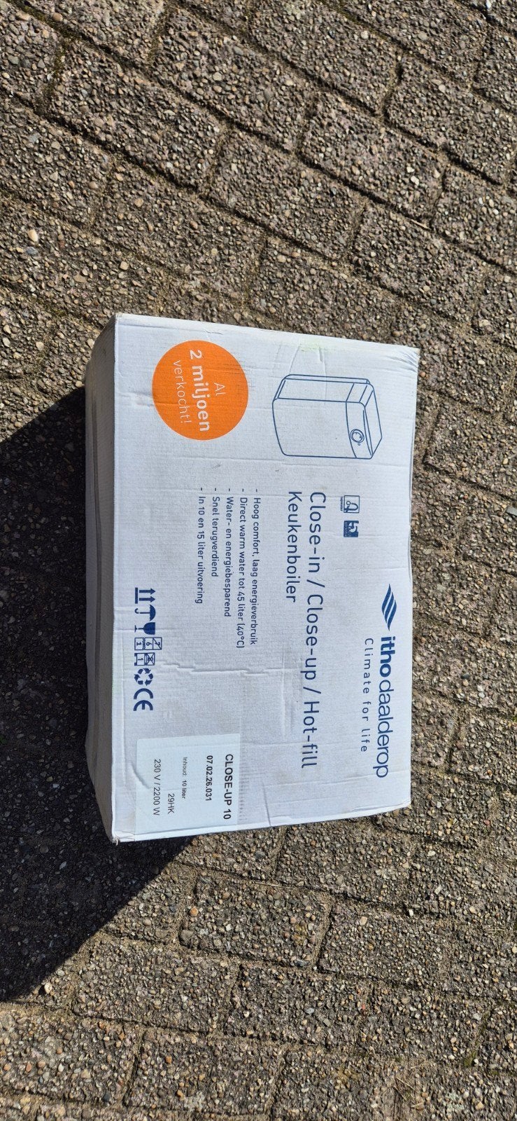 Itho Daalderop Close-up 10 Keukenboiler - Nieuw in doos, Overige modellen, Overige typen, 10 kopjes of meer, Nieuw