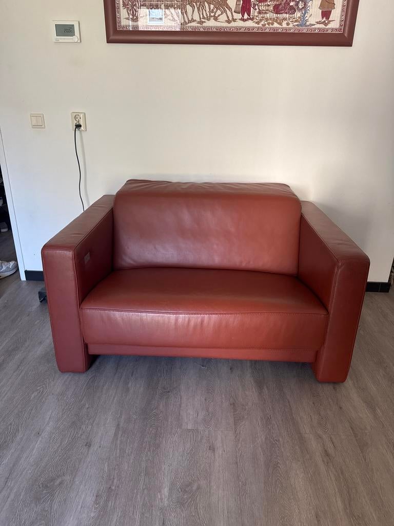 Bankstel 2- persoons, Ophalen, Gebruikt, 125 tot 150 cm, Tweepersoons