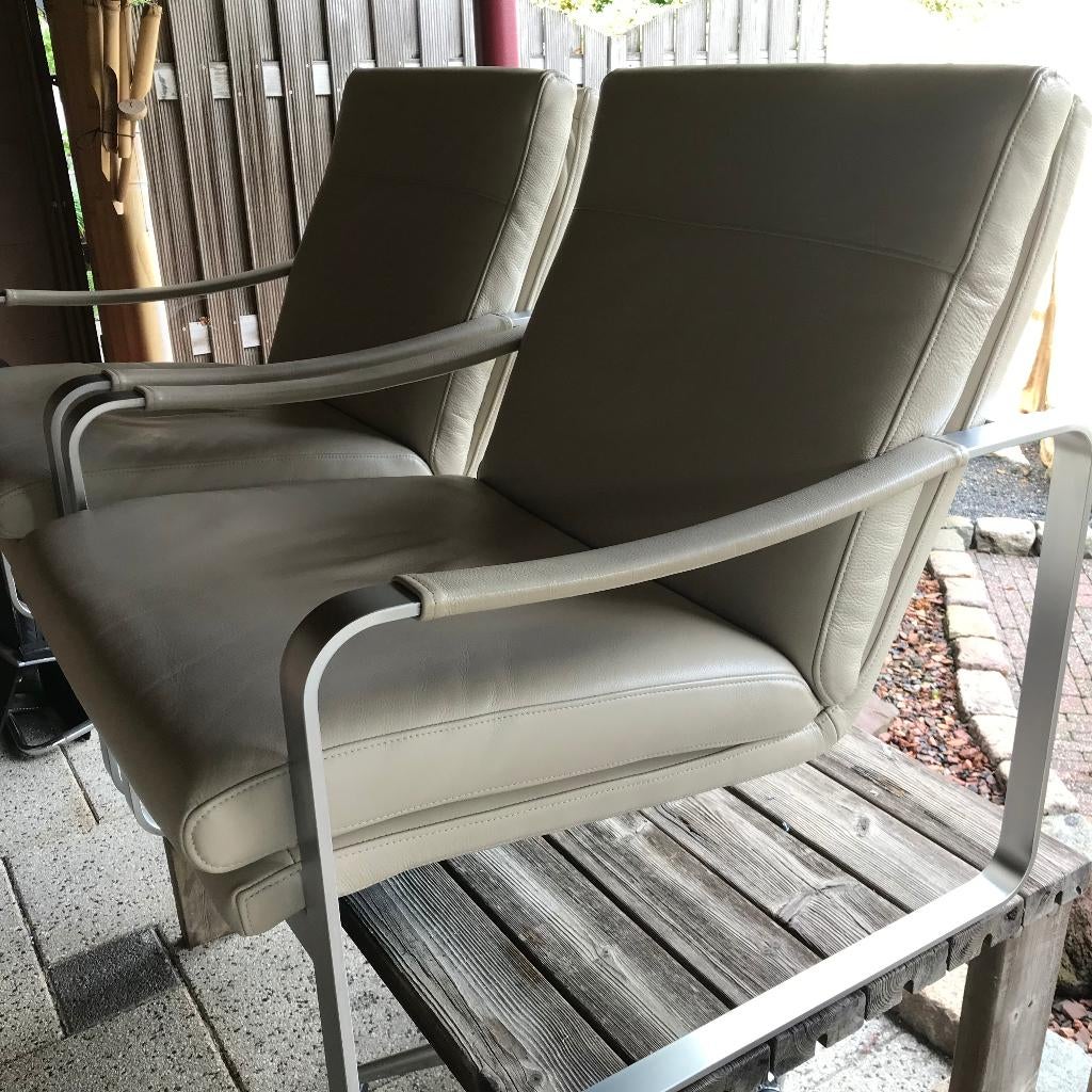 2 Rolf Benz 568 586 design fauteuil stoel modern, Gebruikt, Ophalen of Verzenden, Nvt, Nvt