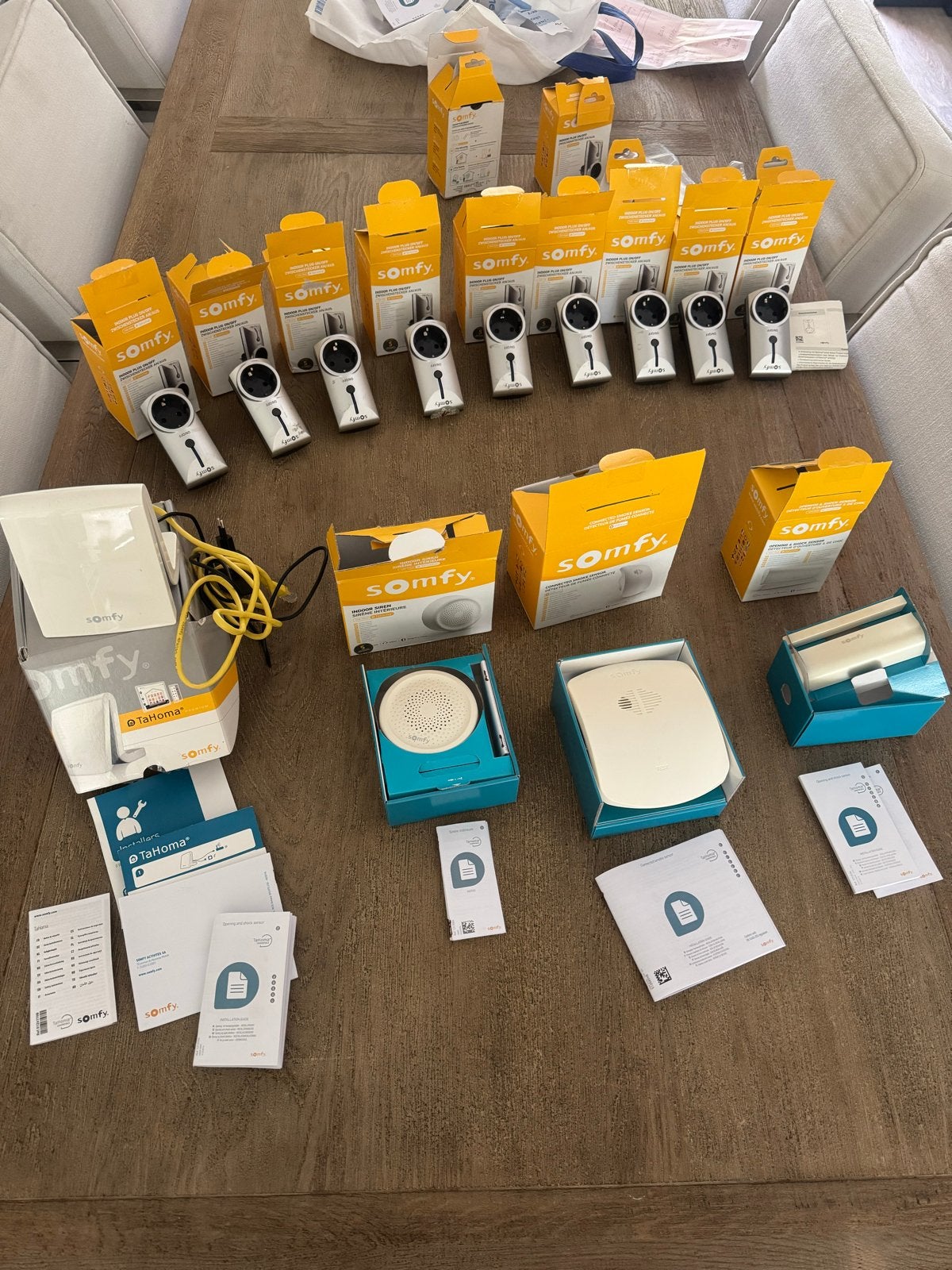 Somfy Smart Home Beveiligingssysteem - Compleet Pakket, Raam of Deur, Ophalen of Verzenden, Zo goed als nieuw, Compleet systeem