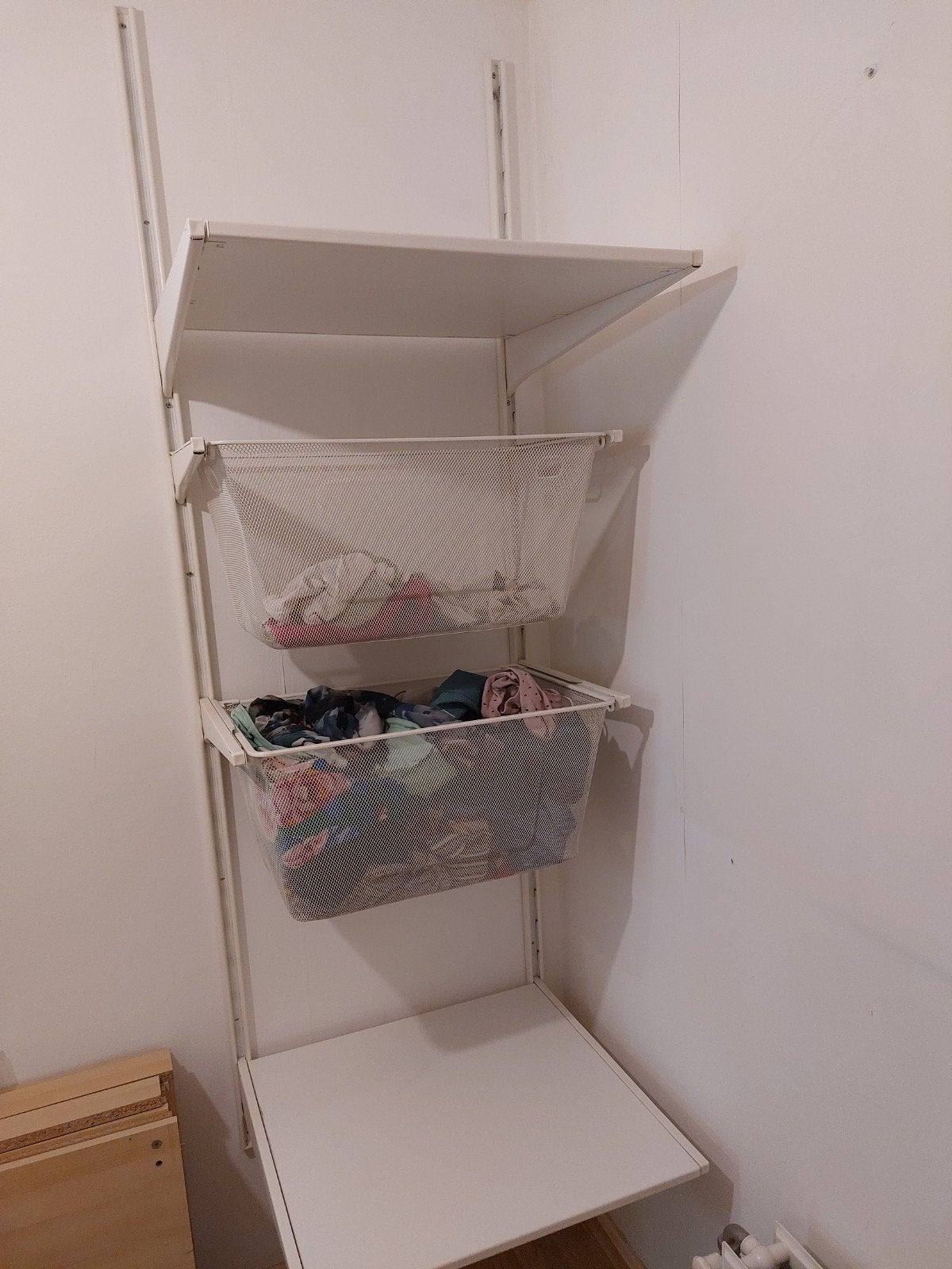 IKEA ALGOT/BOAXEL opbergsysteem met manden, Ophalen, Gebruikt