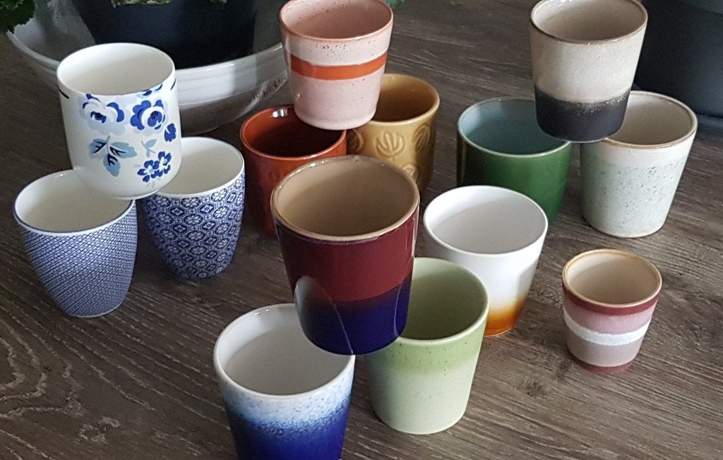 Mokjes - bekers - thee of koffie, Ophalen, Gebruikt, Overige merken, Keramiek