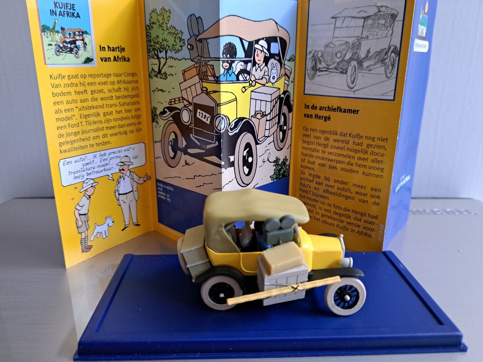 Kuifje, De T Ford 1920, schaal 1:43, nieuw, Ophalen of Verzenden, Nieuw, Auto, Overige merken