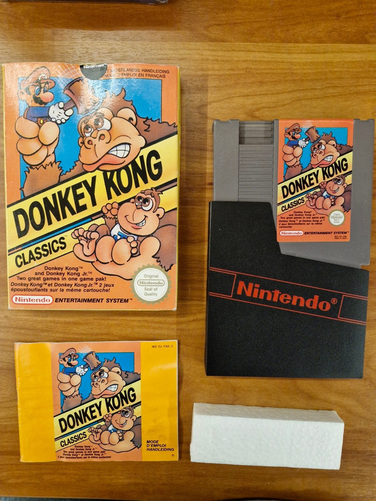Nintendo nes donkey kong classics, Avontuur en Actie, 1 speler, Ophalen of Verzenden, Zo goed als nieuw