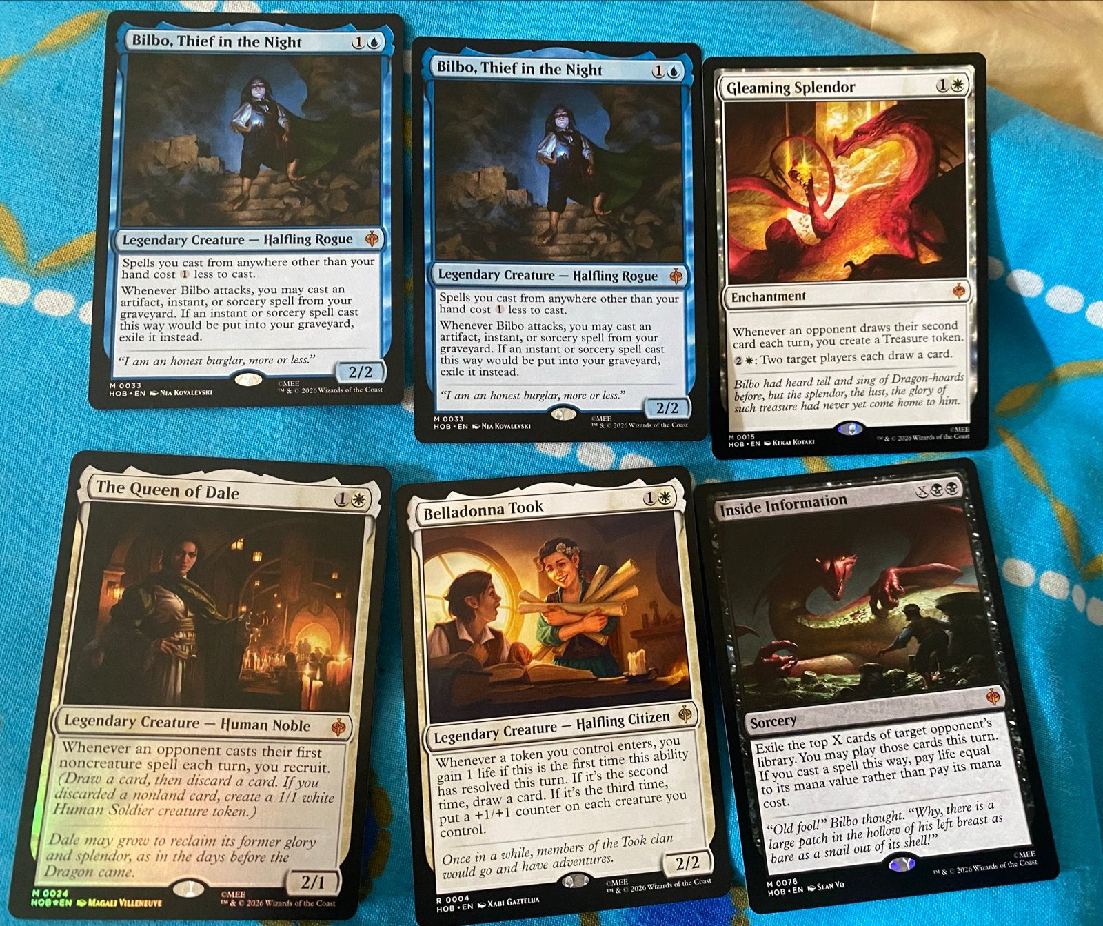 MTG - Nicol Bolas (Legends), Secret Lairs en Hobbit staples, Ophalen of Verzenden, Gebruikt, Meerdere kaarten, Foil