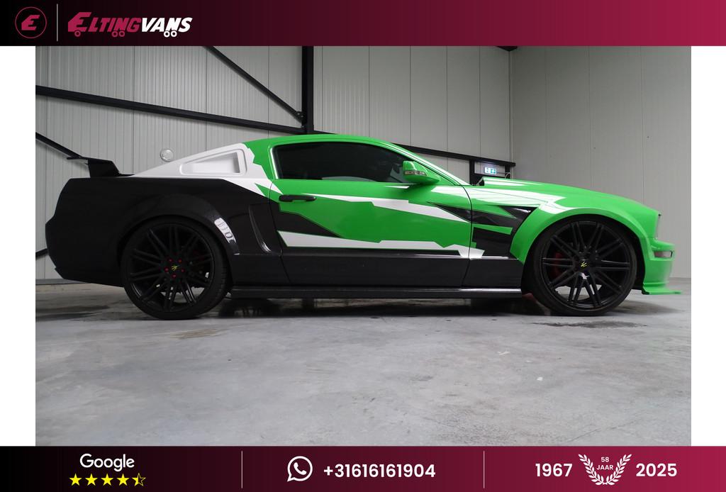 Ford USA Mustang V8 GT Wide body 470 PK (bj 2005, automaat), Automaat, Achterwielaandrijving, Gebruikt, LED verlichting