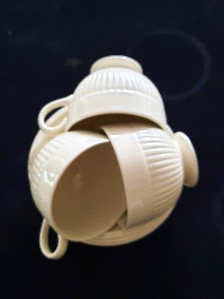 Mooie Set van 6 stuks Wedgwood Edme Kop en Schotels 1x chip, Huis en Inrichting, Ophalen, Zo goed als nieuw, Overige stijlen, Kop(pen) en/of Schotel(s)