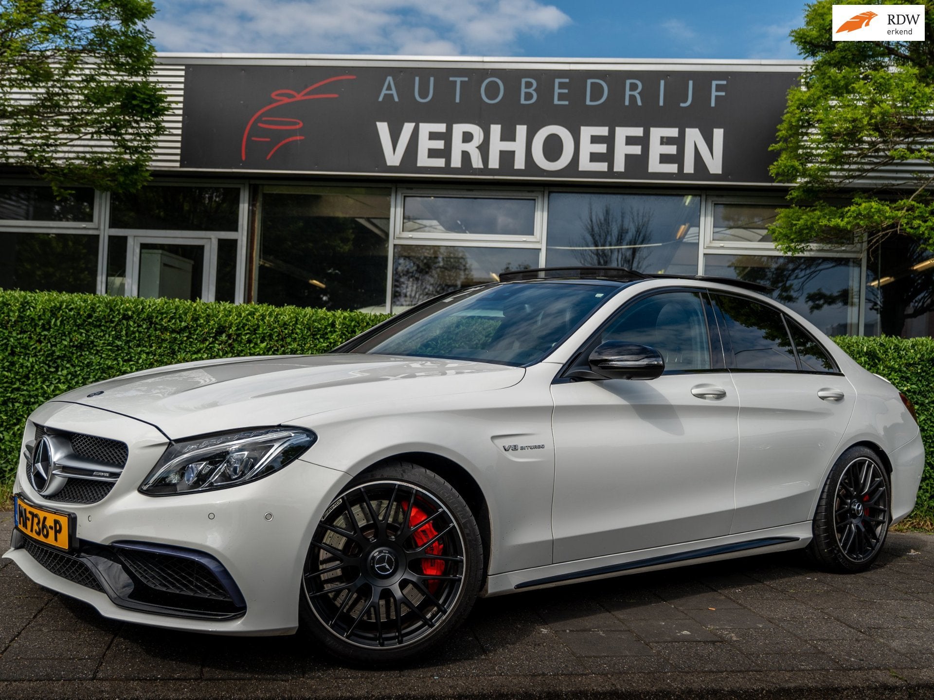Mercedes-Benz C-klasse AMG C63 S - DOWNPIPE - 1E LAK - 360 C, Auto's, Automaat, Achterwielaandrijving, Gebruikt, 510 pk