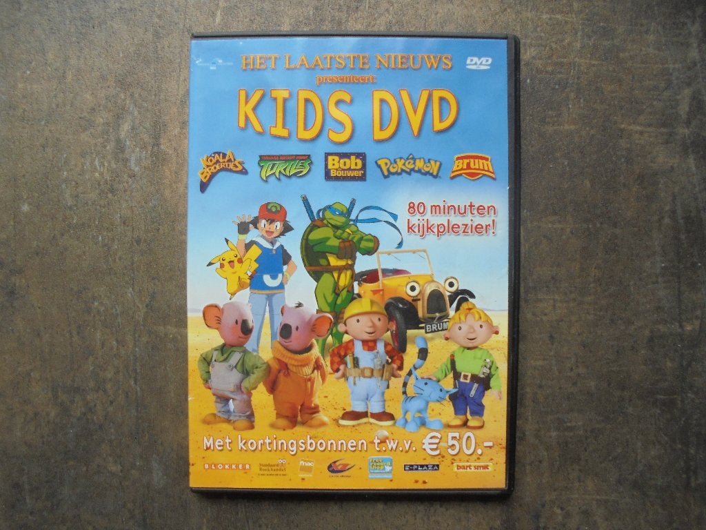 DVD Kids (zie foto's), Gebruikt, Tekenfilm, Alle leeftijden, Overige soorten