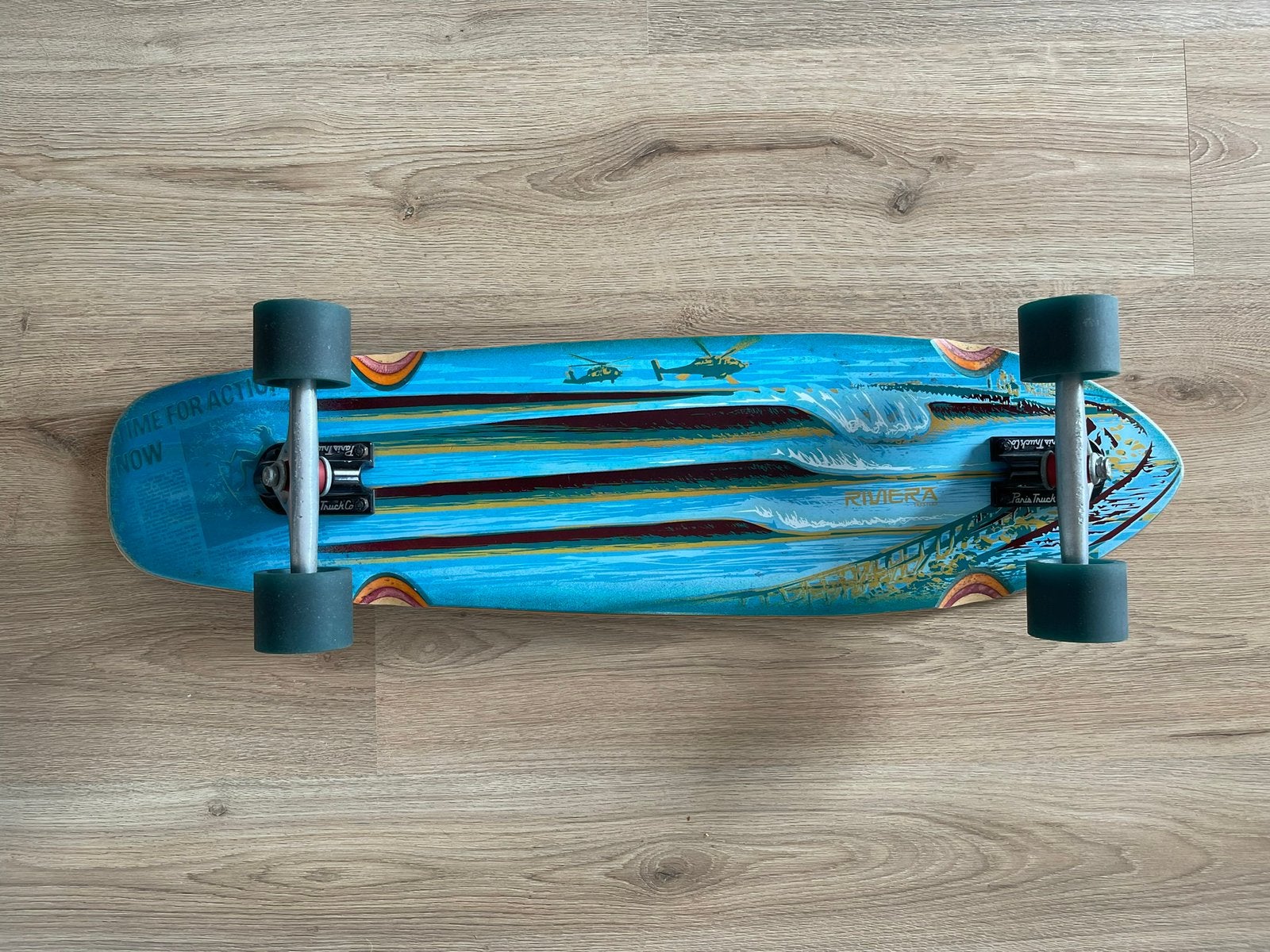 Riviera longboard cruiser, Sport en Fitness, Skateboarden, Ophalen, Zo goed als nieuw, Longboard