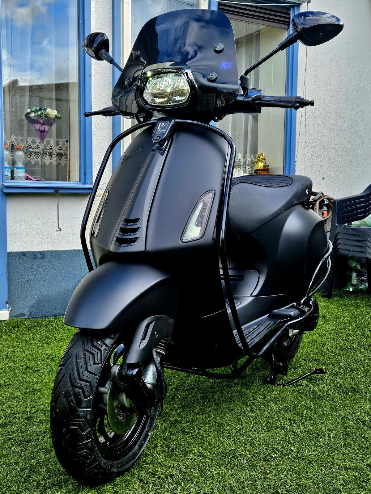 Vespa Sprint Notte Iget E4 BJ 2019 Zo goed als nieuw, Fietsen en Brommers, Ophalen, Overige modellen, Maximaal 45 km/u, Zo goed als nieuw