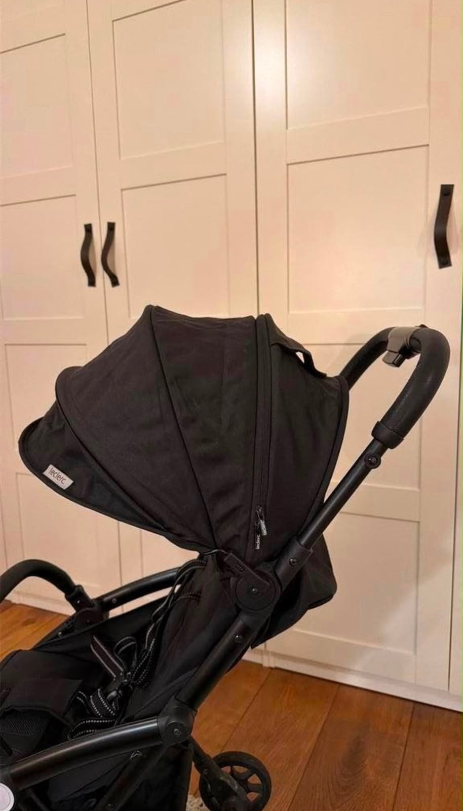 Leclerc kinderwagen, zwart, gebruikt, Ophalen, Gebruikt, Kinderwagen, Overige merken