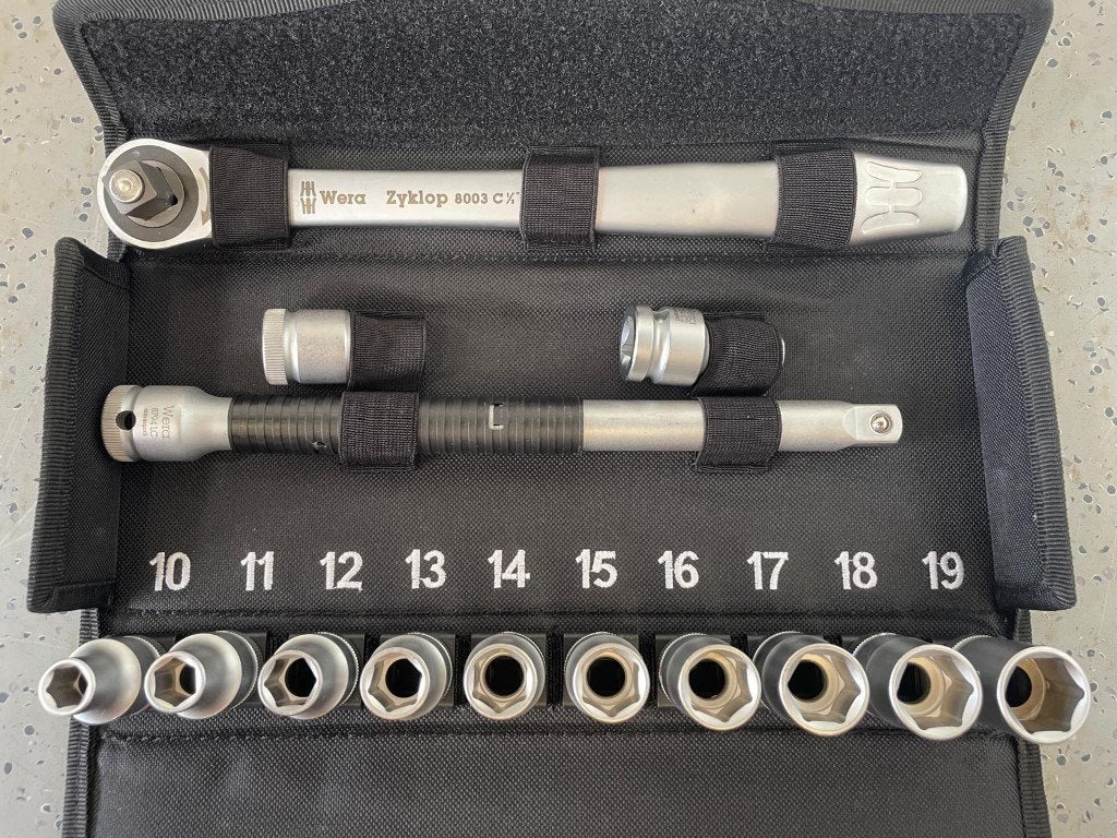 Wera 8100 SC 7, Zyklop metal-ratelset, 28- delig, Auto diversen, Wera, Nieuw, Ophalen of Verzenden, /
