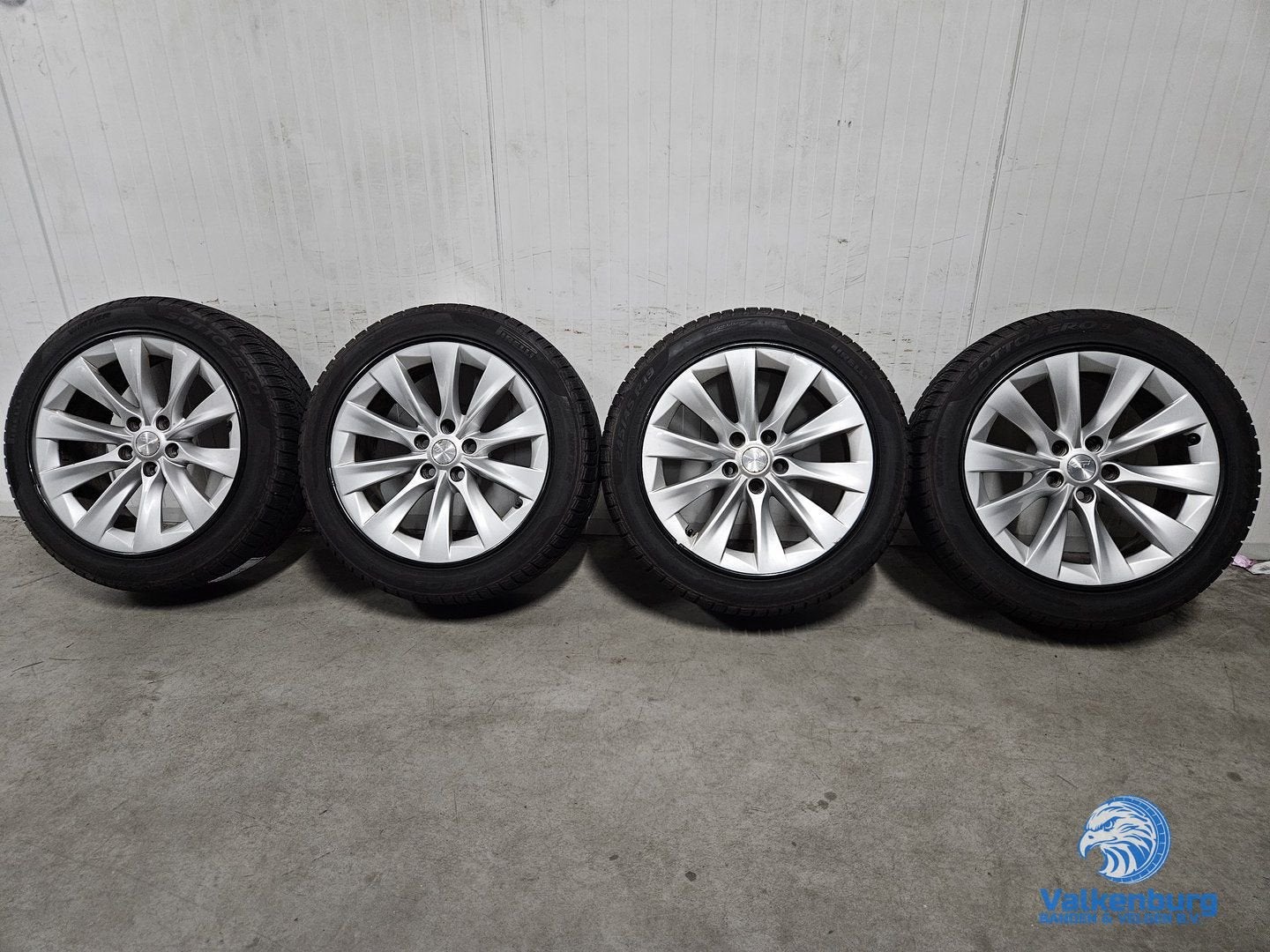 6-7mm! Originele Tesla Model S 19 inch velgen 5x120 TPMS win, Auto-onderdelen, 19 inch, -, -, Banden en Velgen
