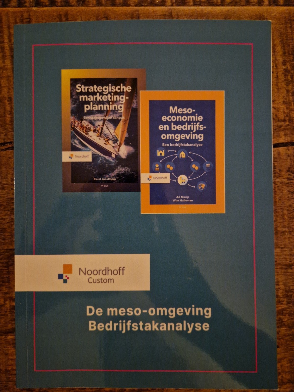 De meso-omgeving Bedrijfstakanalyse - Noordhoff Custom, Ophalen of Verzenden, Gamma, Nieuw, HBO